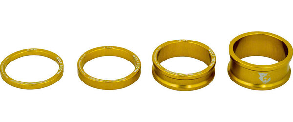 Wolf Tooth Headset Spacer Kit 3, 5, 10, 15mm, Gold Wolf Tooth Headset Spacer Kit 3, 5, 10, 15mm, Gold