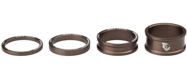 Wolf Tooth Precision Headset Spacers - 3/5/10/15mm, Espresso Wolf Tooth Precision Headset Spacers - 3/5/10/15mm, Espresso