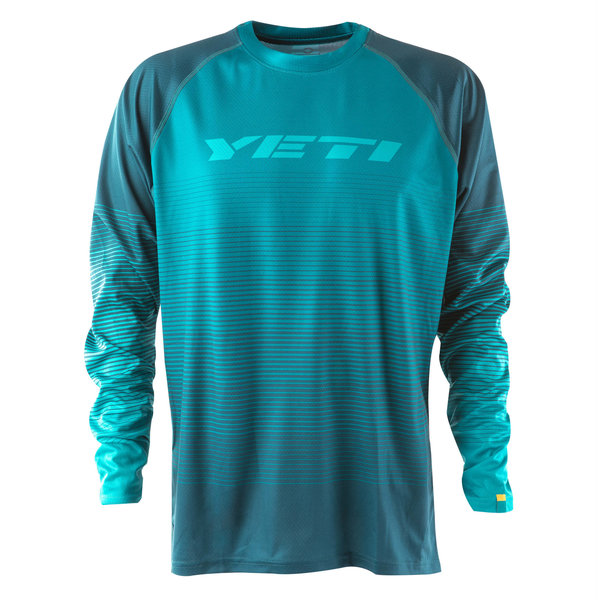 Yeti Cycles Alder L/S Jersey Color: Storm & Turquoise