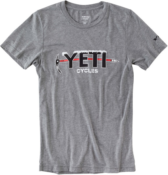 Yeti Cycles Old School Ice Axe Tee Color: Gray 