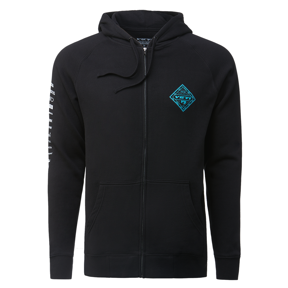 Yeti Cycles Yeti/Fox Race Team 24 Zip Hoodie - Mad Duck Cyclery TX