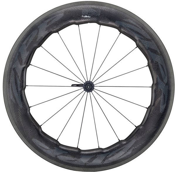 Zipp 858 NSW Carbon Clincher Cognition Rim-Brake Front Wheel