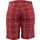 Color: Cayenne Red Plaid