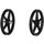Color | Front Axle | Rear Axle | Size: Black | Bolt-on | Bolt-on | 16-inch