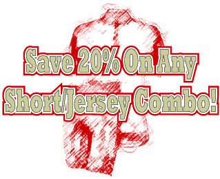 Save 20% on any short/jersey combo