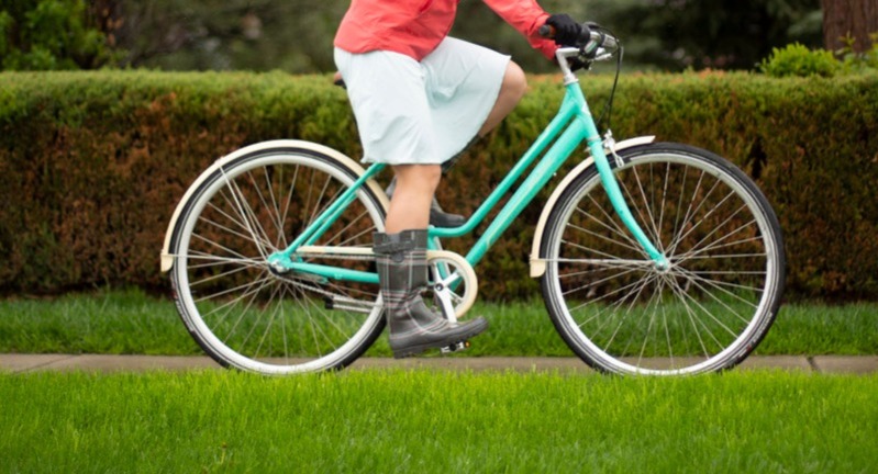 Get Into Gear, Person Riding Cruiser Bike