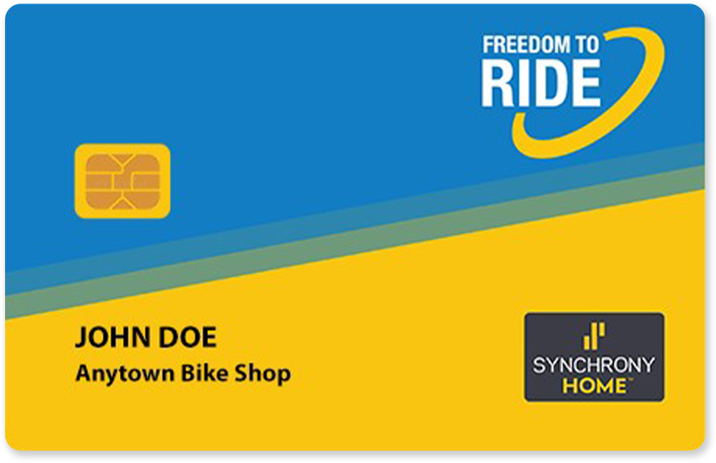 Freedom to Ride Financing Card