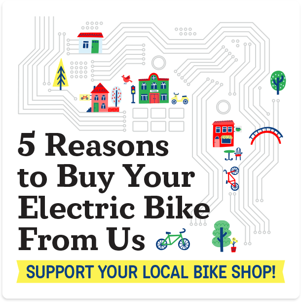 5 Reasons to Buy Your Electric Bike From Us | Support Your Local Bike Shop!