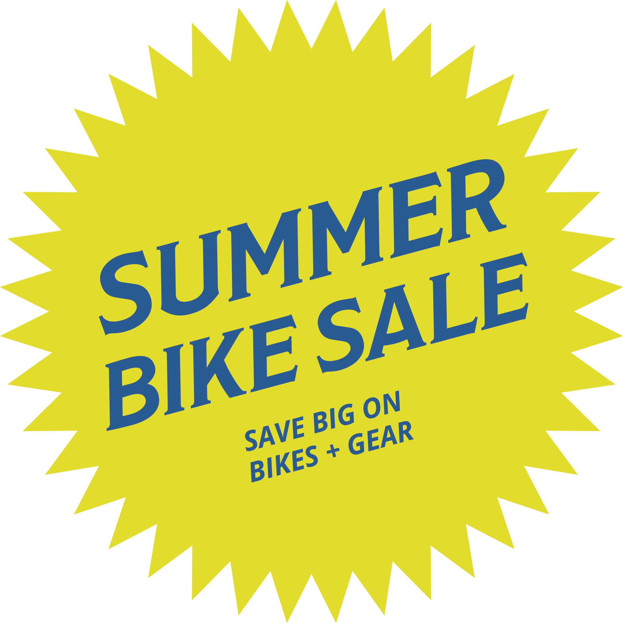 Summer Bike Sale - Save Bigs On Bikes & Gear