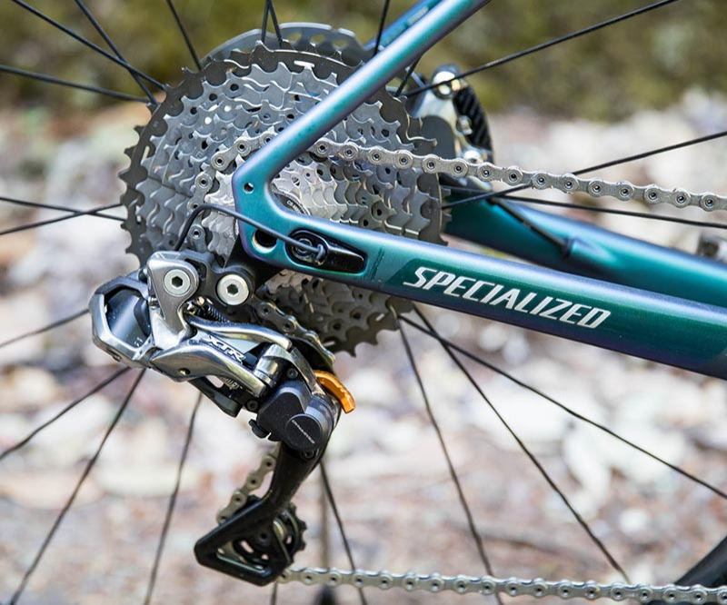 Specialized Diverge chain cogs and rear derailleur