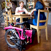 Brompton folding bicycles are ultra convenient!
