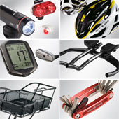From lights and computers, to helmets, tools, baskets and bars, Bontrager makes it!