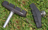 Two types of brake pads