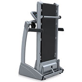 Save some space with a stable folding treadmill.