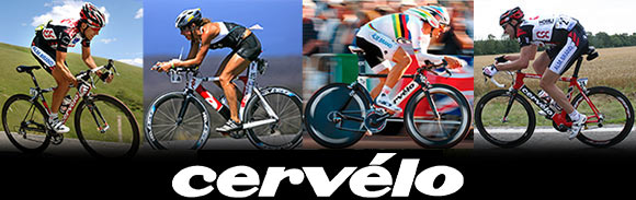 Cervelo bicycles are light, fast and state-of-the-art!