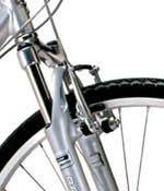 Many Comfort and Hybrid bicycles feature linear-pull brakes for excellent stopping power!