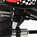 Brake and shift levers work best when lubed.