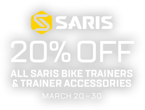 Saris Spring Sale | 20% OFF Bike Trainers & Trainer Accessories