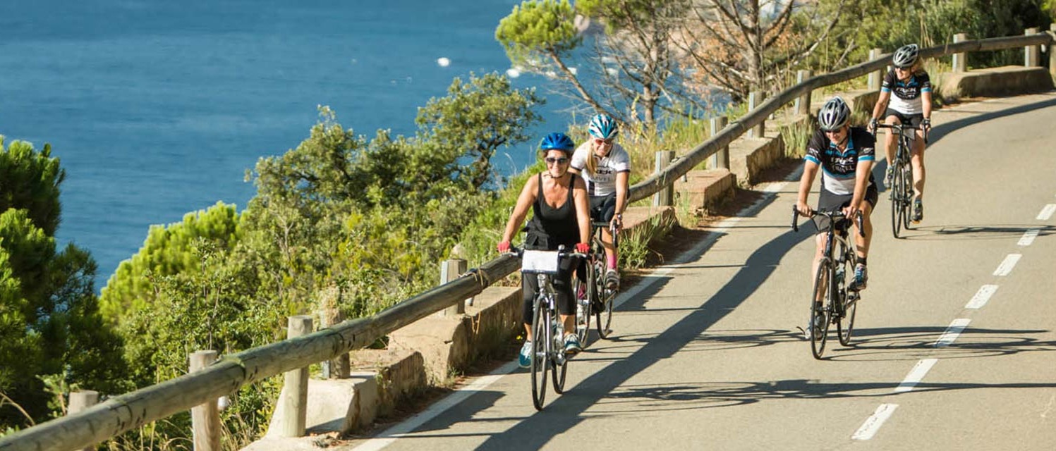 People Riding on a Trek Travel Trip