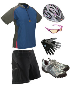Wearing the right clothing makes mountain biking even more fun!