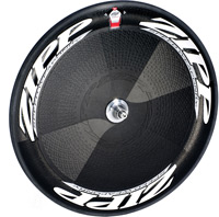Zipp's Sub-9 Disc Wheel offers negative drag at certain wind angles!