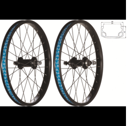 49°N 18-inch BMX Nutted Front Wheel