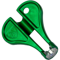 Abbey Bike Tools Shop Dog Spoke Wrench, Green, 3.23mm