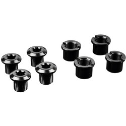 absoluteBLACK Chainring Bolt Set - Long Bolts and Nuts Set of 4