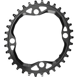 absoluteBLACK Oval 104 BCD 4-Bolt Chainring for Hyperglide+