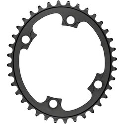 absoluteBLACK Silver Series Oval 110 BCD 4-Bolt Inner Chainring
