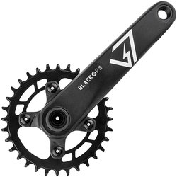 Cycle Force Group 3314-160-02 KHE Bikes Erlkoenig Cranks 160mm with Hollow Spindle Black
