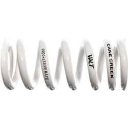 Cane Creek Progressive Rate VALT Lightweight Rear Shock Spring - 55mm x 400-488lbs, White