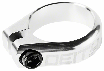 Deity Components DEITY Circuit Seatpost Clamp - 36.4mm, Silver