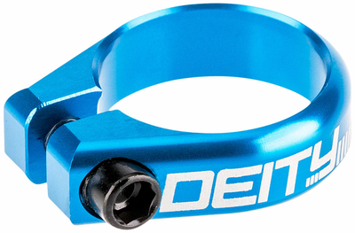 Deity Components DEITY Circuit Seatpost Clamp - 38.6mm, Blue