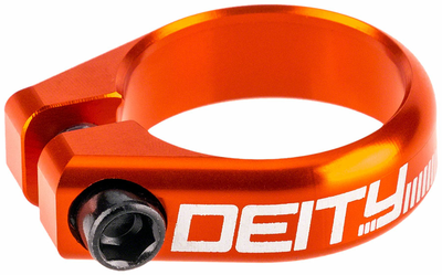 Deity Components DEITY Circuit Seatpost Clamp - 38.6mm, Orange