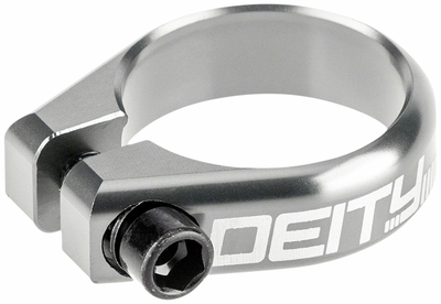 Deity Components DEITY Circuit Seatpost Clamp - 38.6mm, Platinum