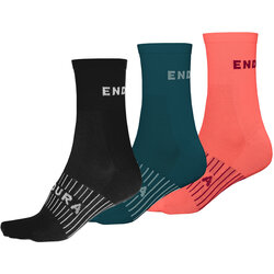 Endura Women's Coolmax Race Sock (Triple Pack)