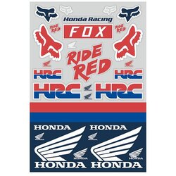 Fox Racing Honda Track Sticker Pack