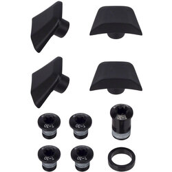 FSA Full Speed Ahead SL-K ABS Chainring Bolt Kit - Black, 10-Piece Kit