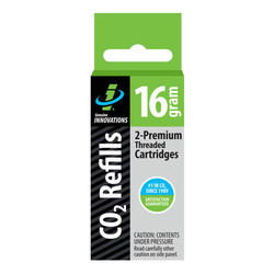 Genuine Innovations 16-Gram Threaded CO2 Cartridges (2-pack)