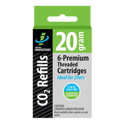 Genuine Innovations 20-Gram Threaded CO2 Cartridges (6-pack)