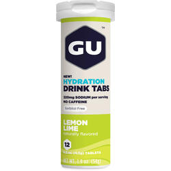 GU Hydration Drink Tabs - Lemon Lime (12 Tablets)