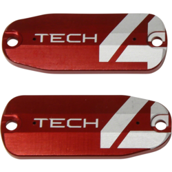 Hope Hope Tech 4 Brake Lever Reservoir Lid - Red, Pair
