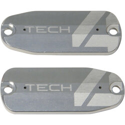 Hope Hope Tech 4 Brake Lever Reservoir Lid - Silver, Pair