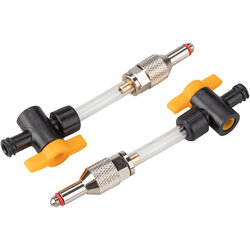 Jagwire Elite Mineral Oil Bleed Kit Adapters with 1/4 Turn Valves