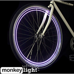 Monkeylectric M204 4-LED Bicycle Wheel Light Rechargeable