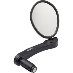 MSW Flat Bar Mirror with Stainless Steel Lens