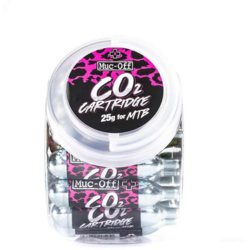 Muc-Off CO2 Refill MTB Cartridges, Qty 25 Jar, 25g