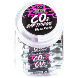 Muc-Off CO2 Refill Road Cartridges, Qty 40 Jar, 16g