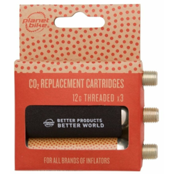 Planet Bike 12g CO2 Replacement Cartridges - Threaded